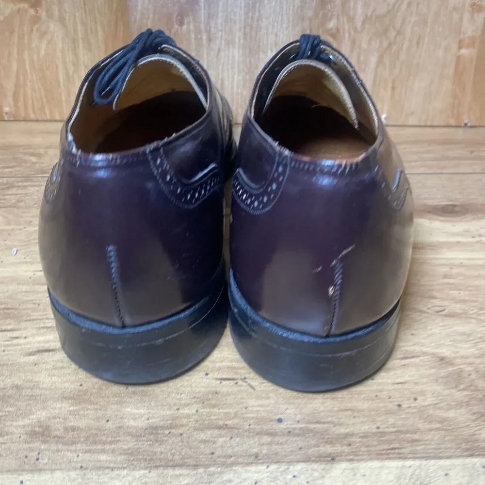 Johnston & Murphy Optima Wingtip Oxford‎ Dress Shoes 22-2923 USA Men's 9.5 D